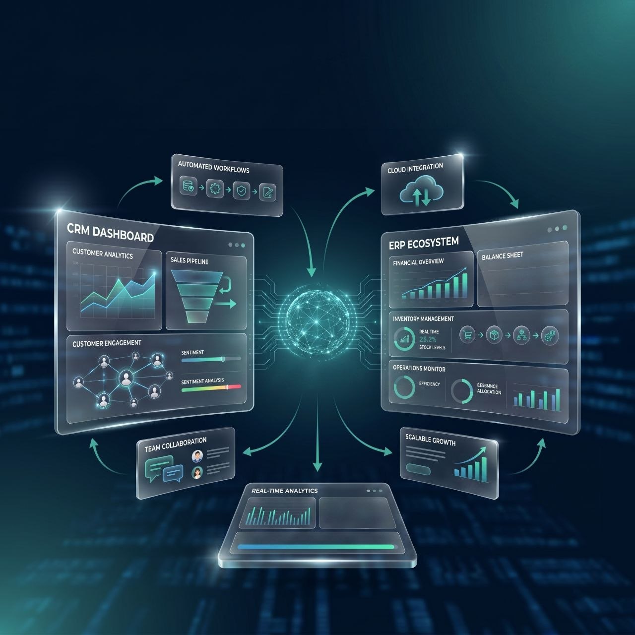 انظمة CRM وERP